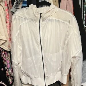 ALO yoga aqua rain jacket (size medium)